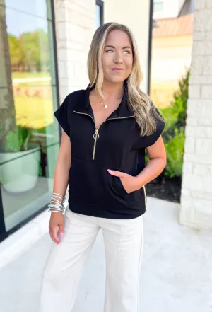 Time Well Spent Top in Black