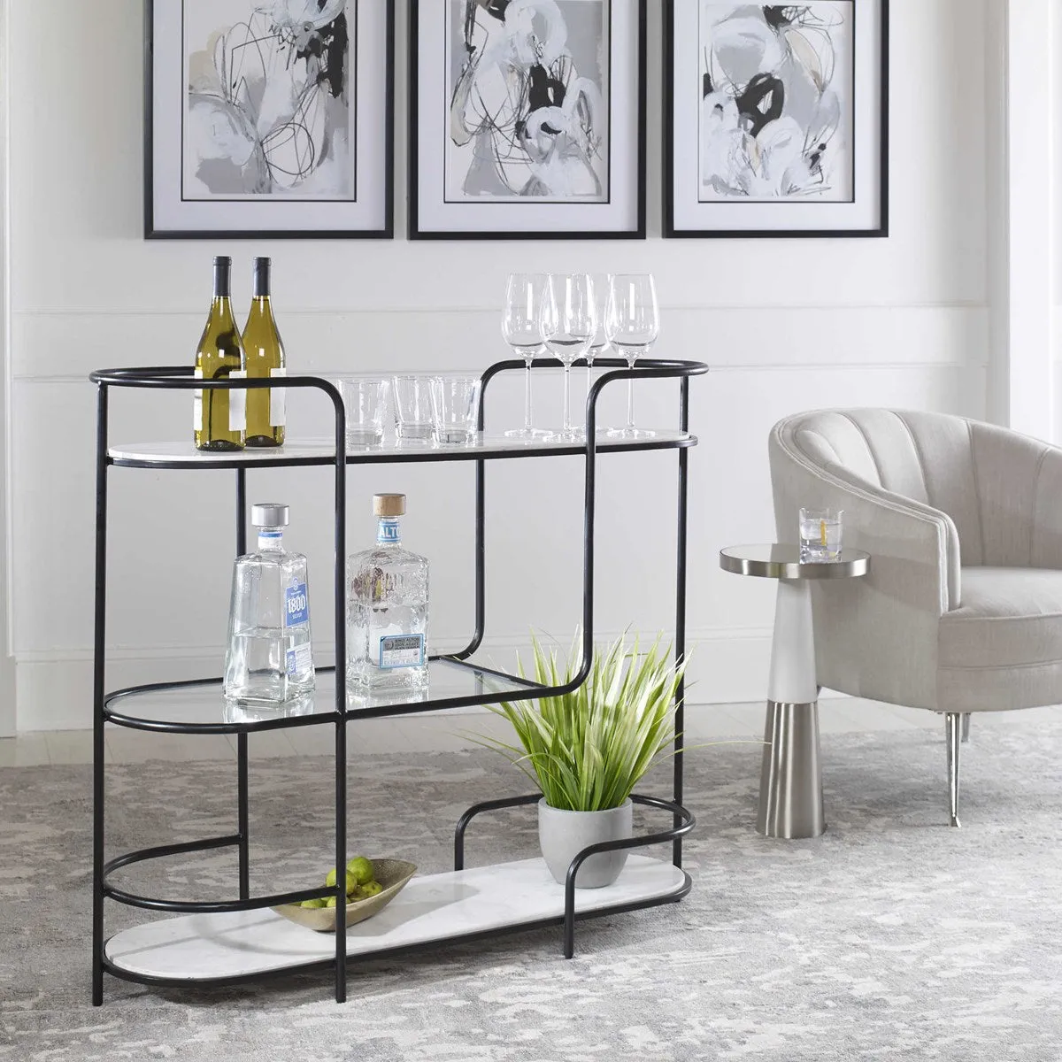 TROLLEY BAR CONSOLE