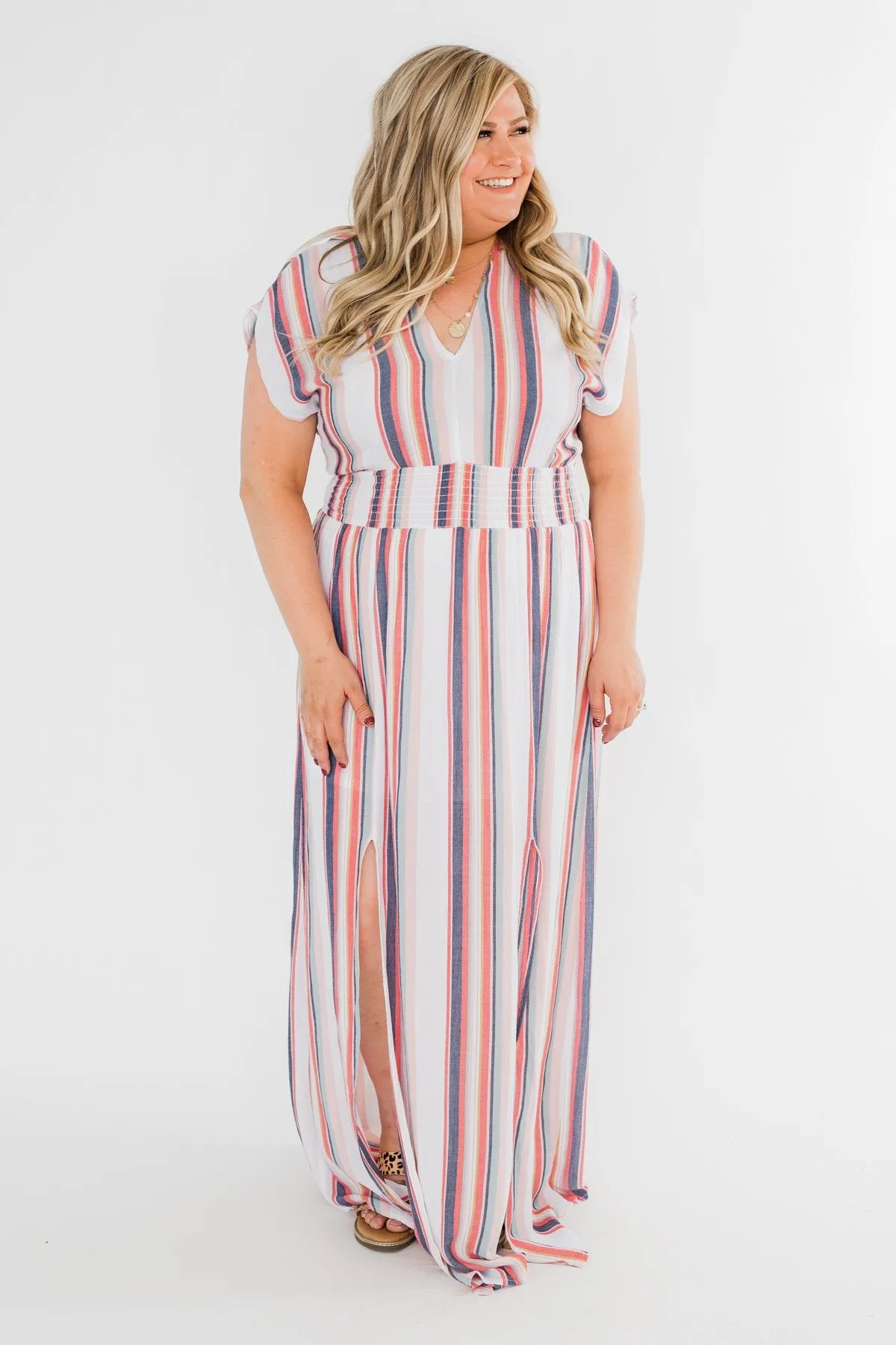 True To You Colorful Maxi Dress- Multi-Colored