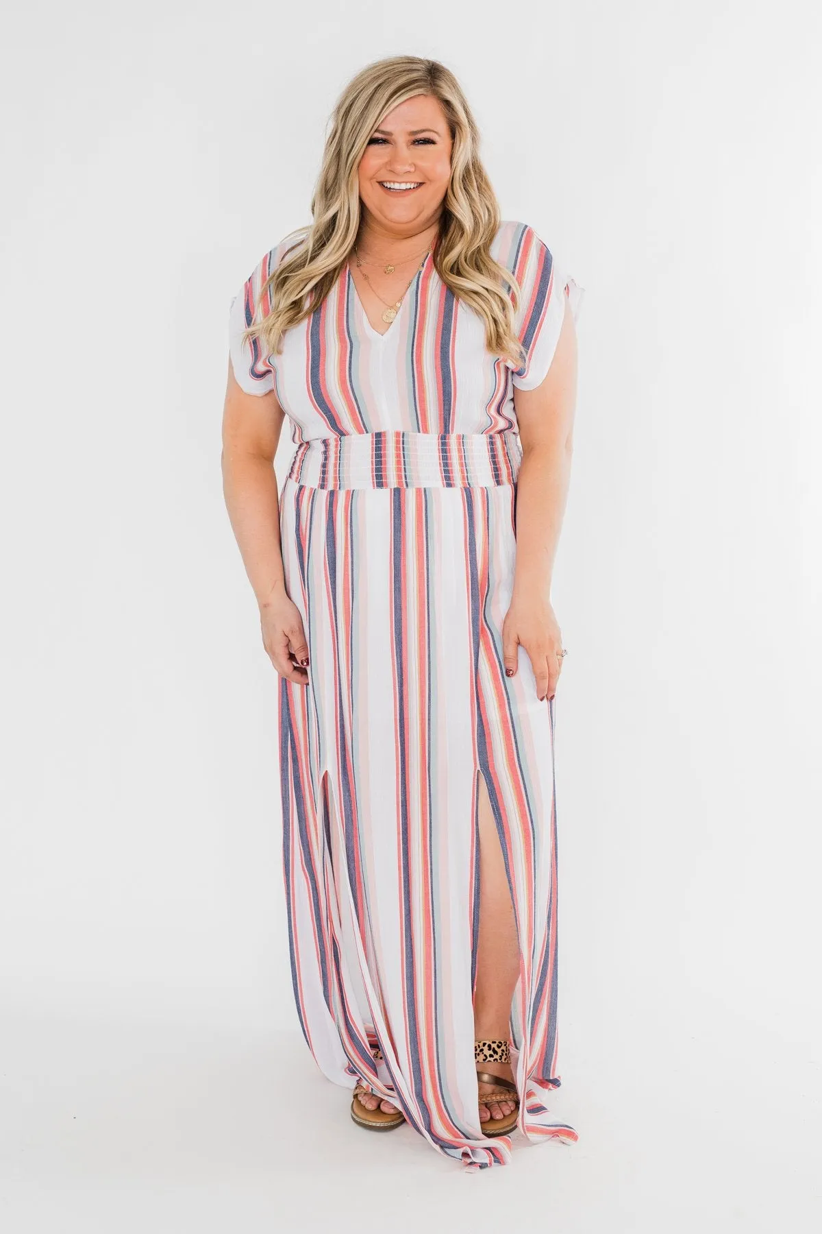 True To You Colorful Maxi Dress- Multi-Colored