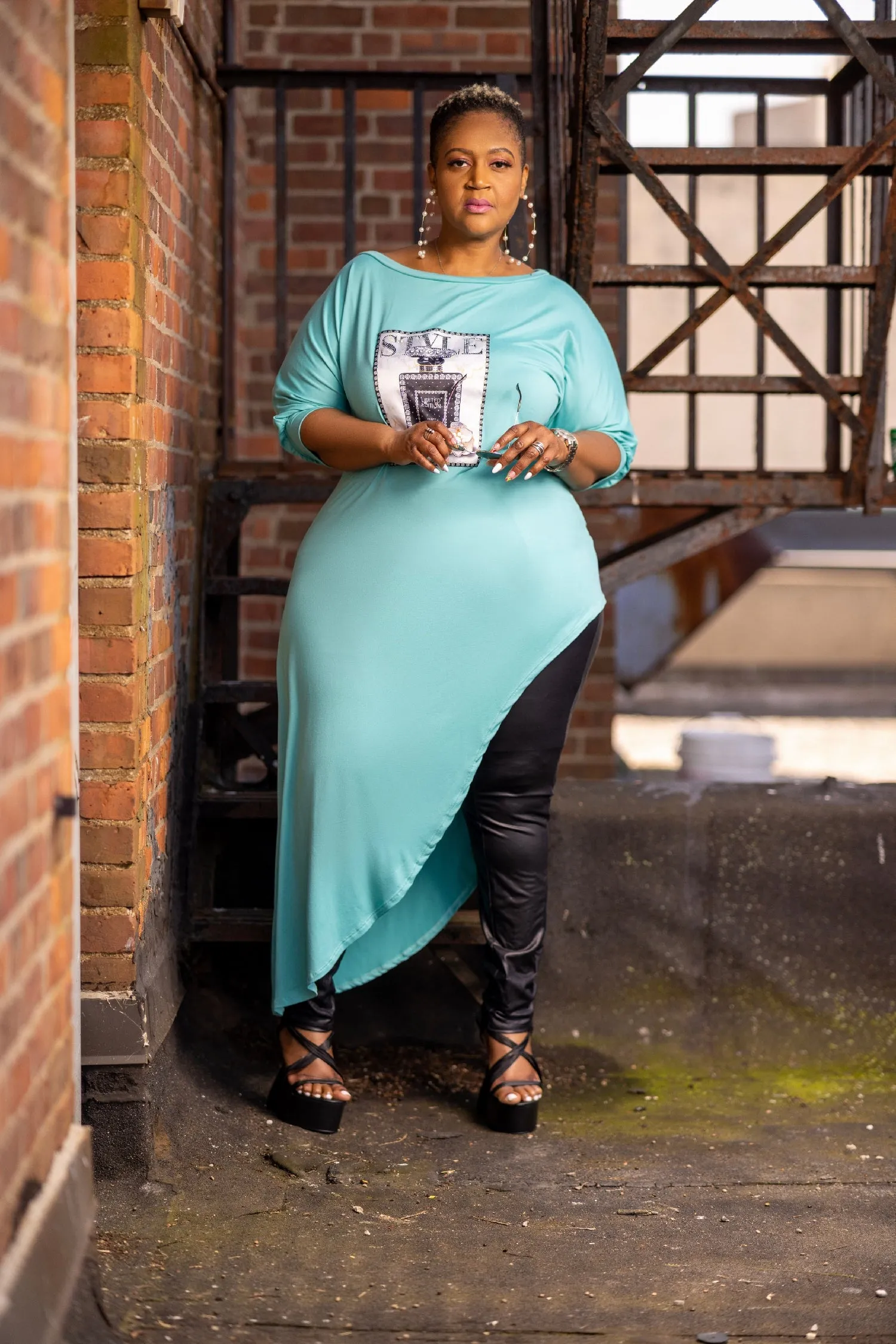 Unbalanced Style Tunic