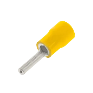 Unicrimp QYP14 Yellow Pin Terminal 4mm (100 Pack)