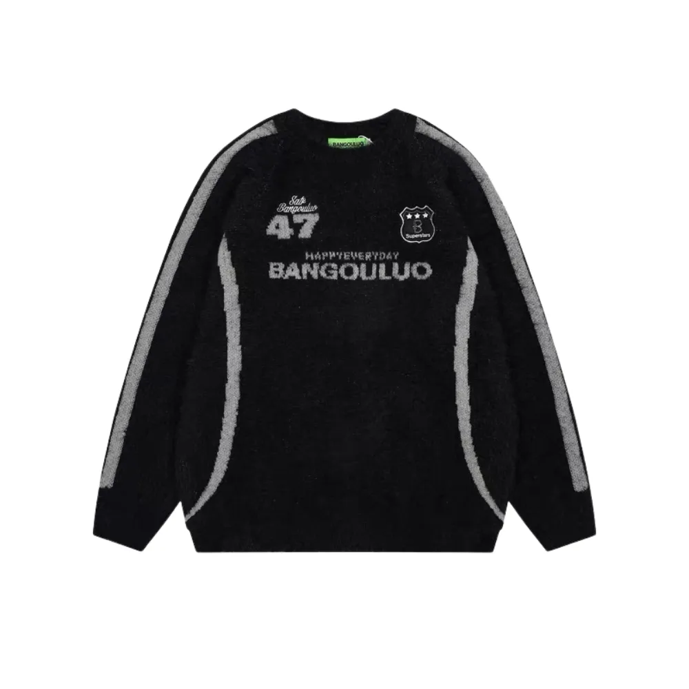 “Urban loose street racing style"Sweater