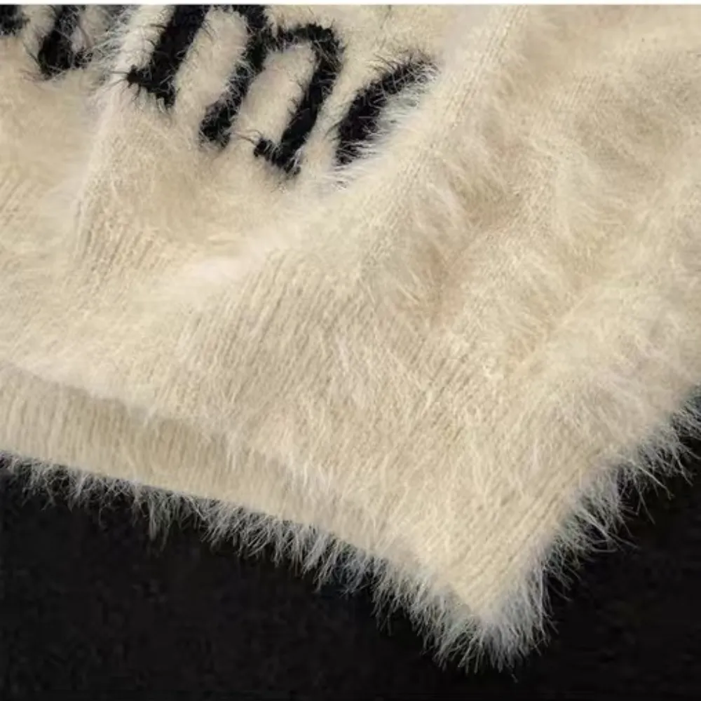 Urban style retro trend winter lazy style"Sweater