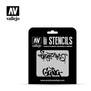 Vallejo Hobby Stencils ST-LET004 Street Art Nº2