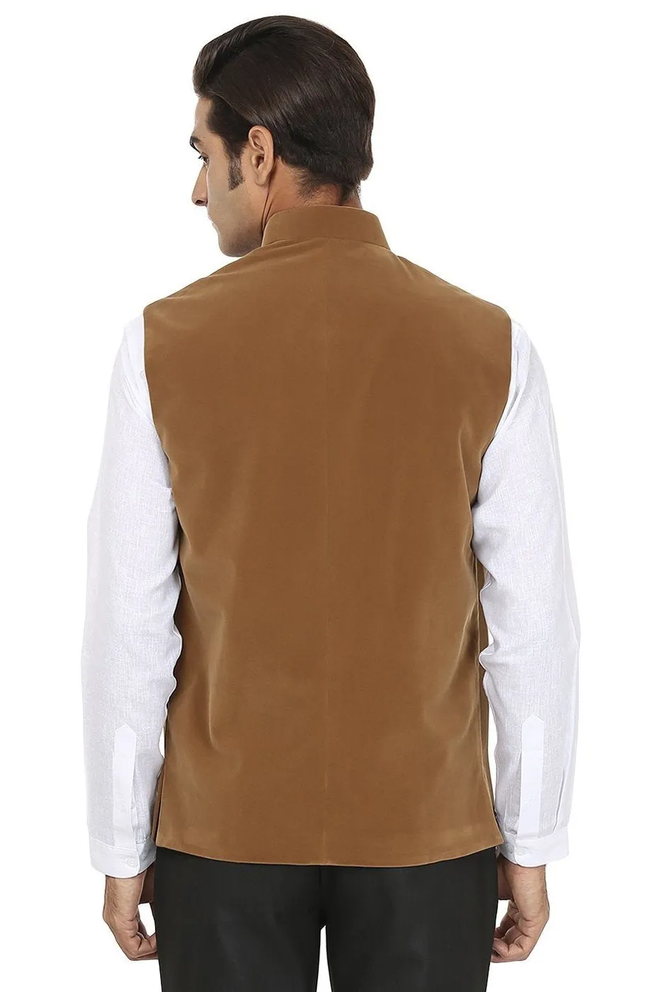 Velvet Brown Modi Nehru Jacket