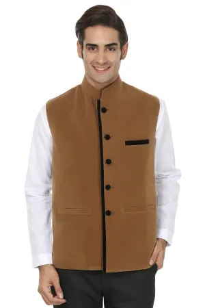 Velvet Brown Modi Nehru Jacket