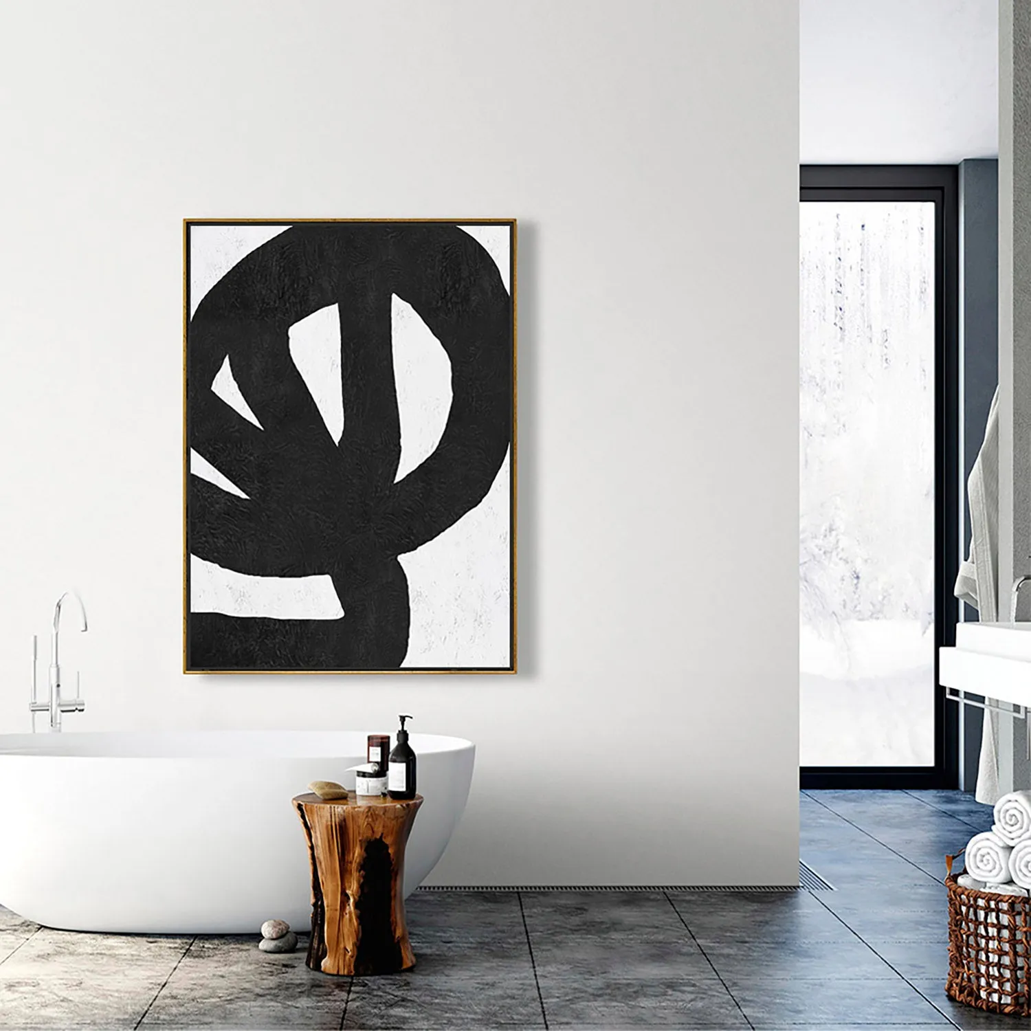 Vertical Minimalist Painting J147L1