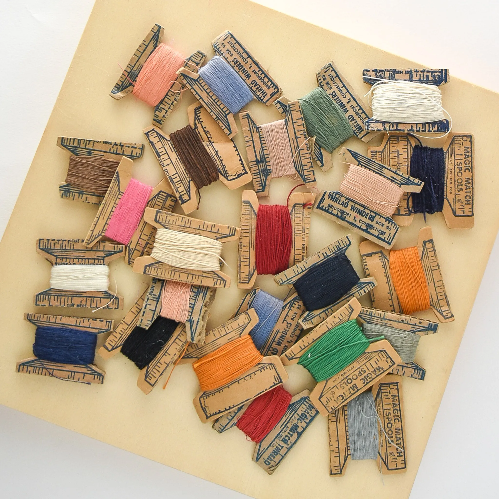 Vintage Cotton Thread on Cards