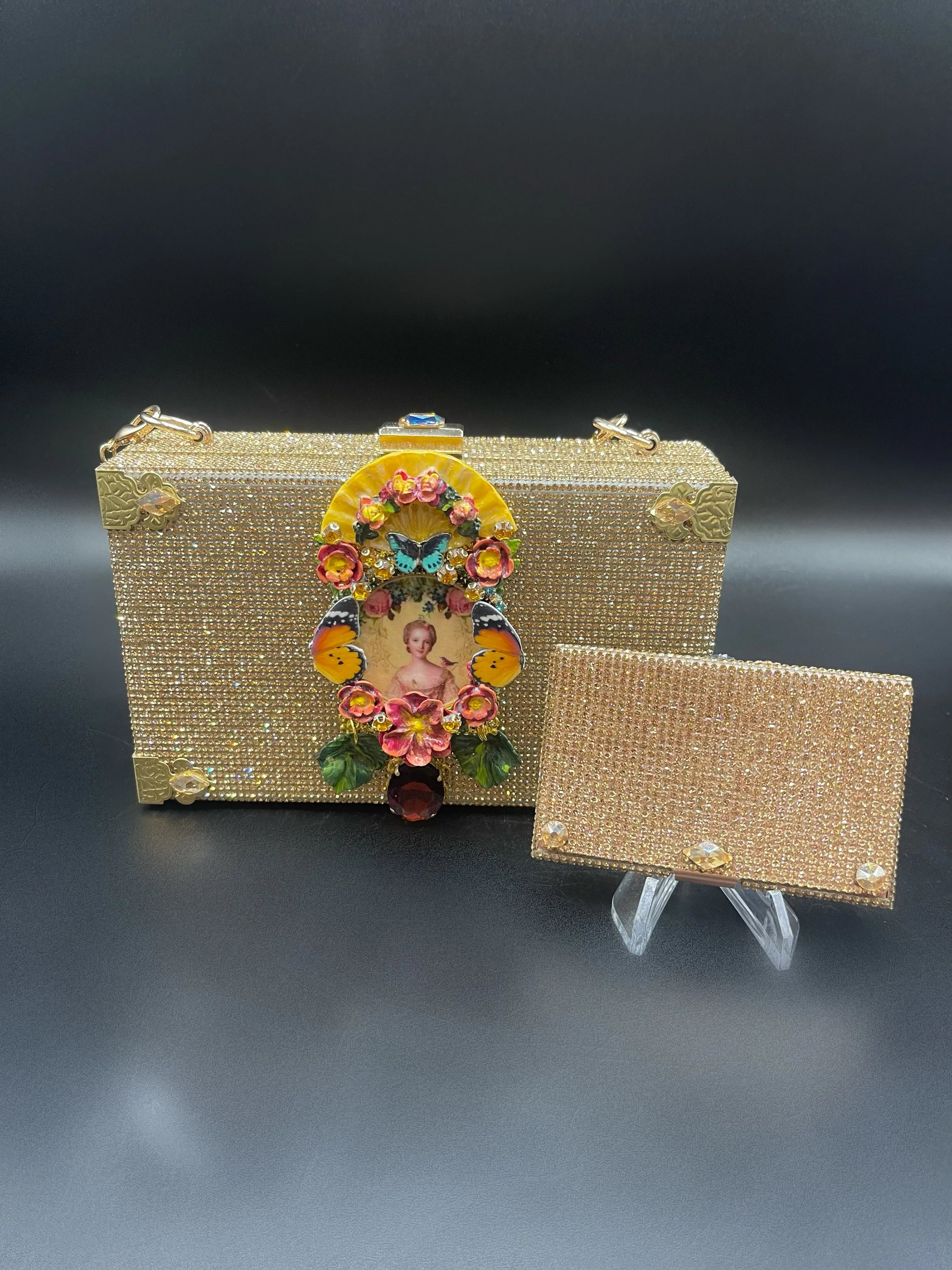 Vintage Gold Cardholder