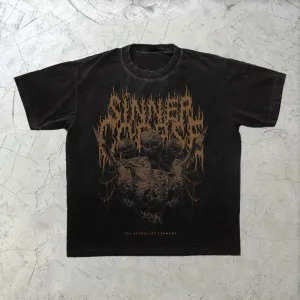 Vintage Style Street Short Sleeve T-shirt