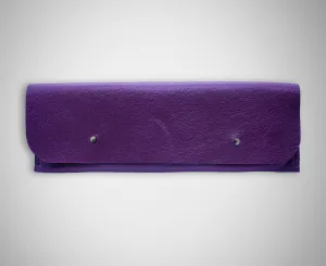 Violet Minimalist Pen Pouch