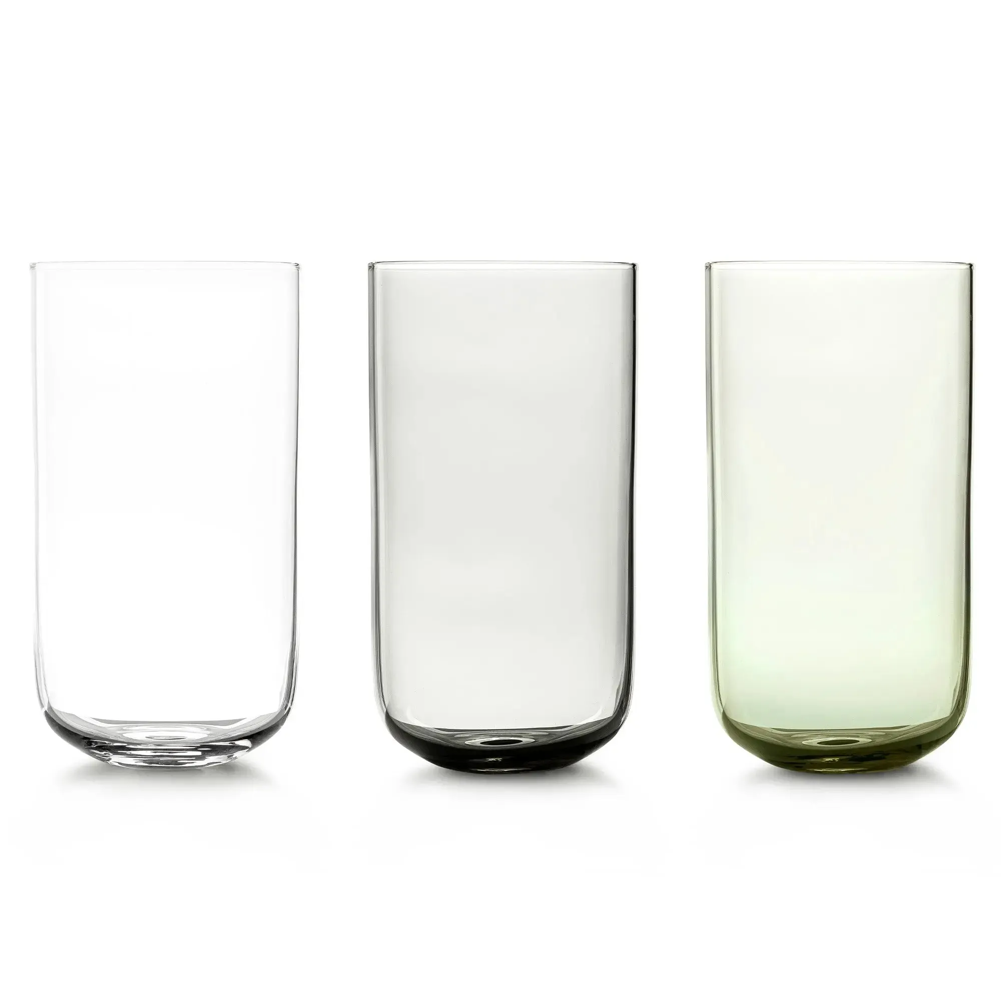 VVD - Longdrink Glass 1mm Thick Glass, Set of 6