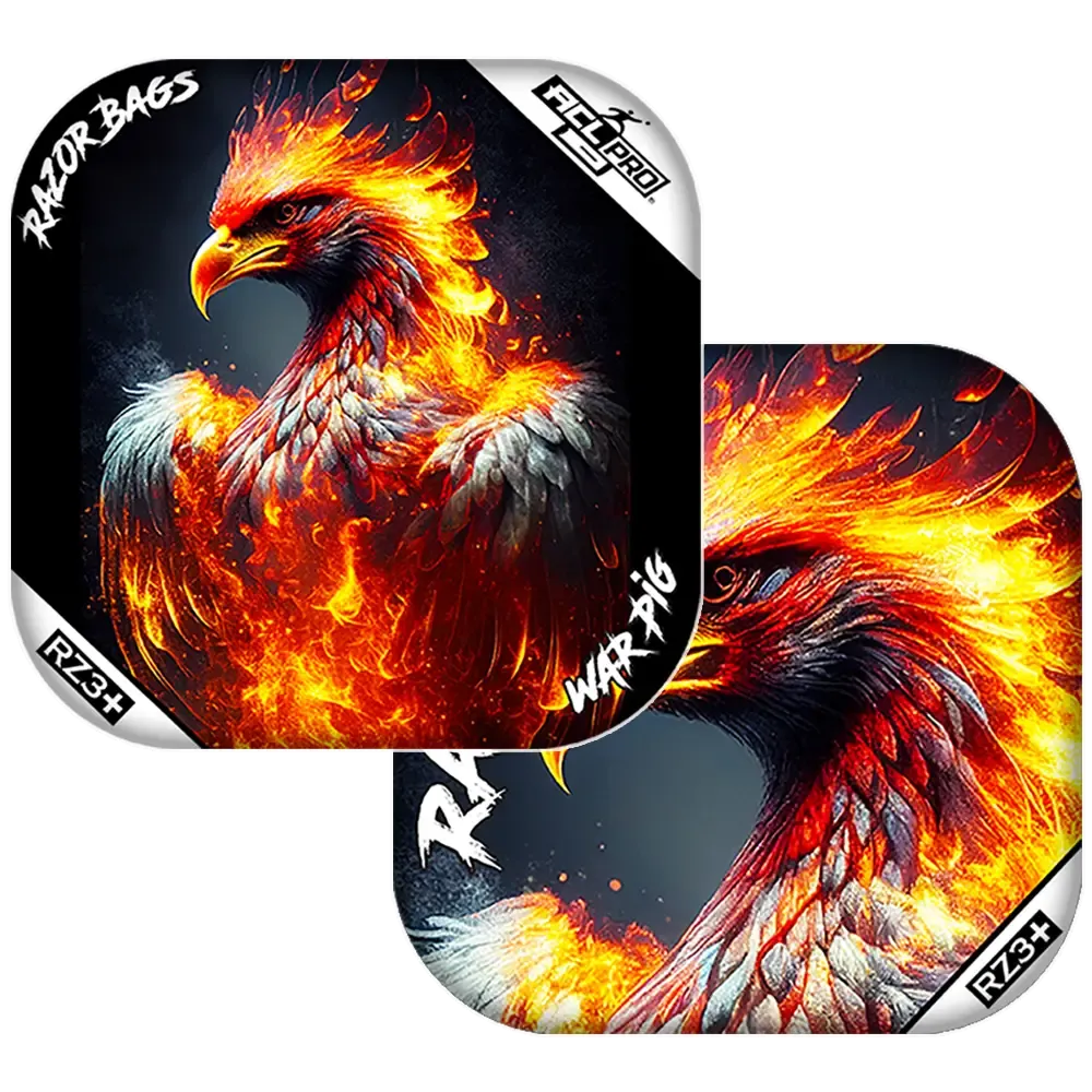 War Pig | Fire Phoenix | ACL PRO Razor Cornhole Bags