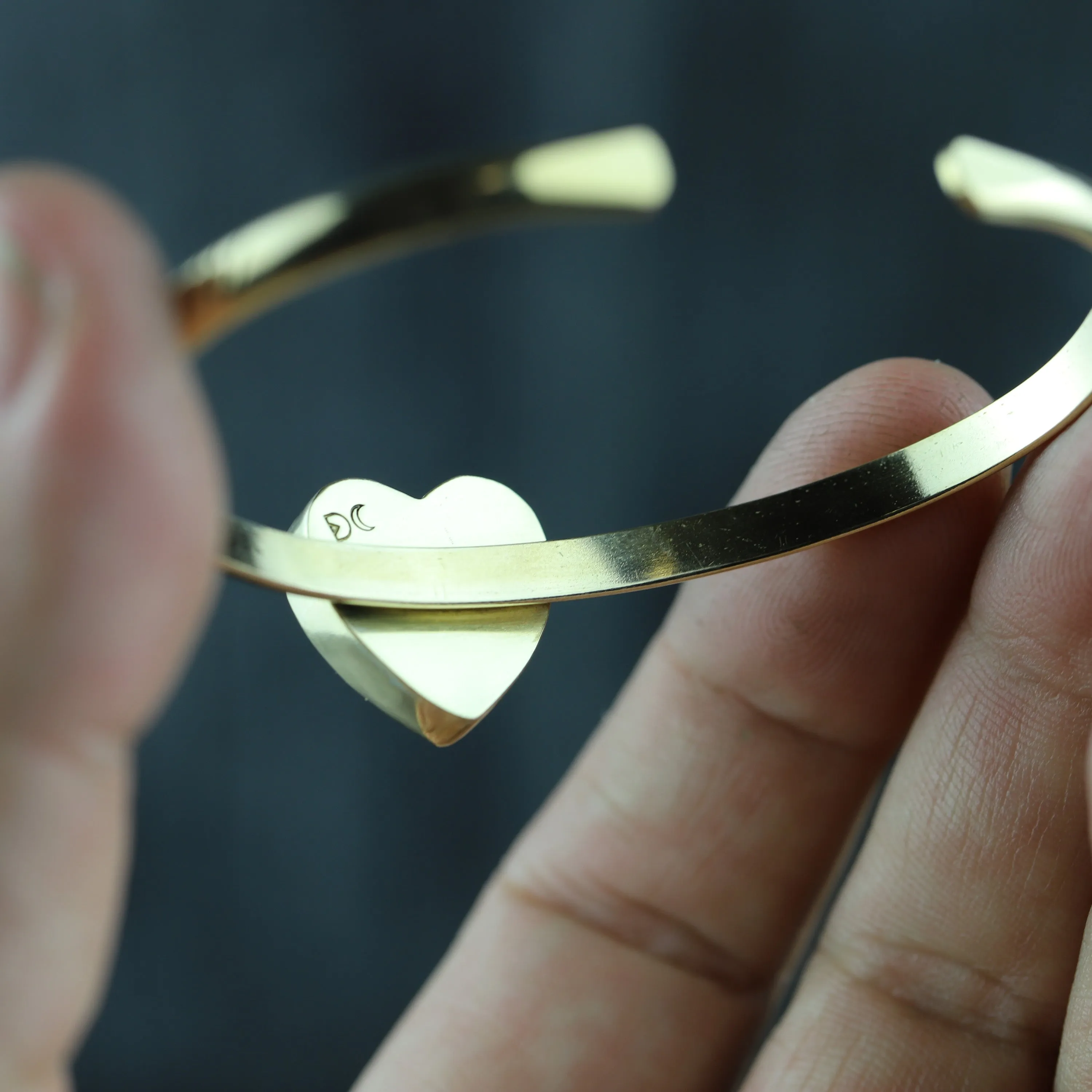 Wear Your Heart Turquoise Stacking Cuff No.1
