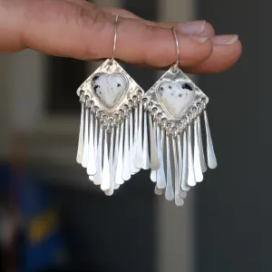 Wear Your Heart White Buffalo Natalie Earrings #1