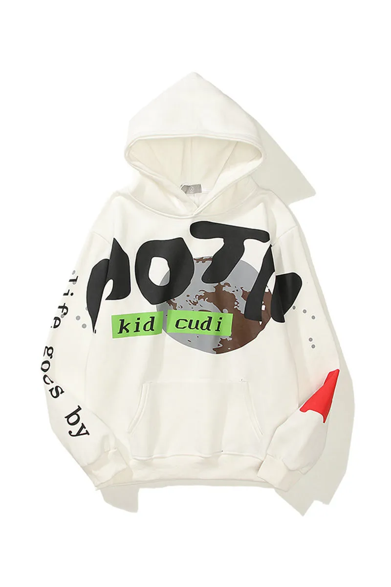 WF0434 Graphic Fleece Hoodie