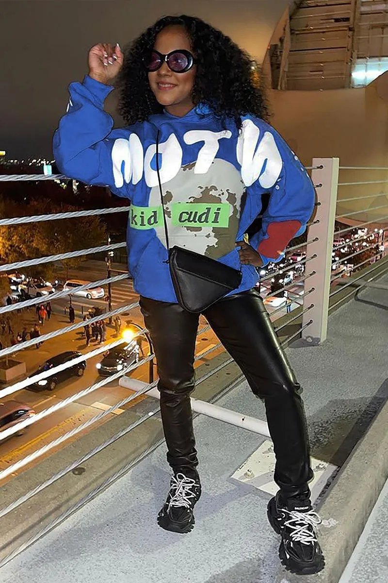 WF0434 Graphic Fleece Hoodie
