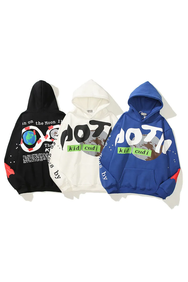 WF0434 Graphic Fleece Hoodie