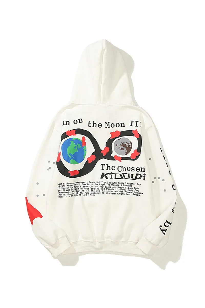WF0434 Graphic Fleece Hoodie