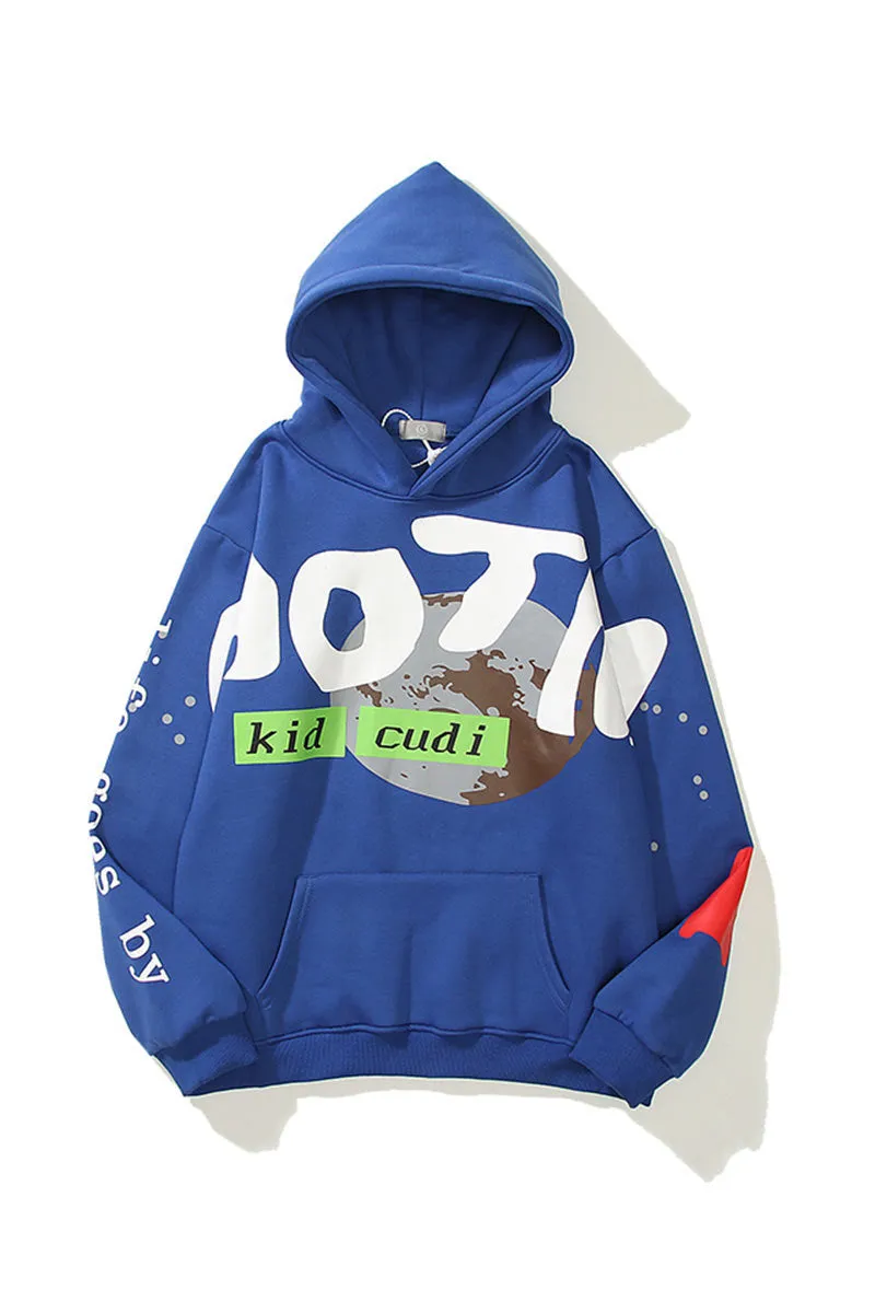 WF0434 Graphic Fleece Hoodie
