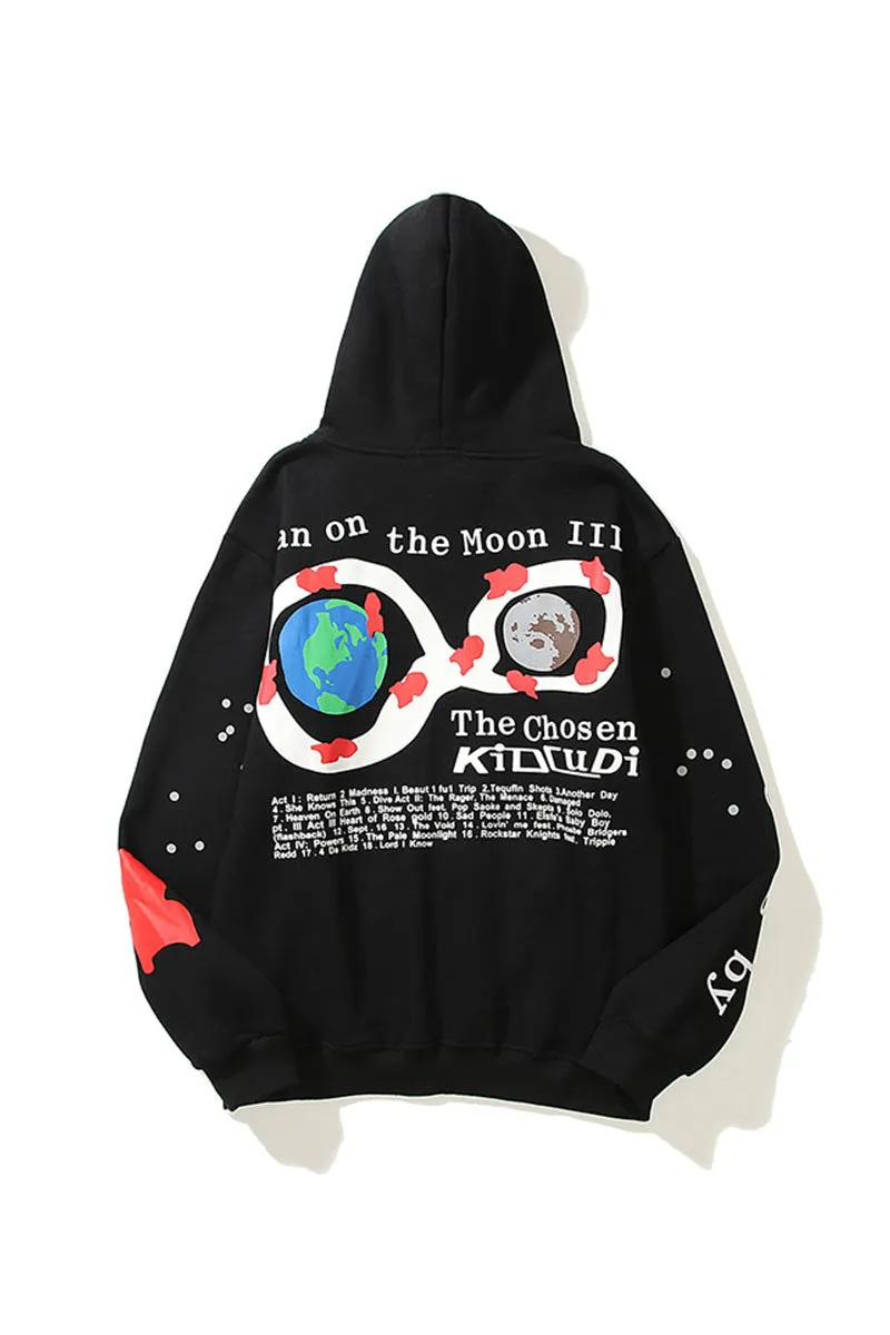 WF0434 Graphic Fleece Hoodie