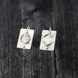 White Buffalo Earrings