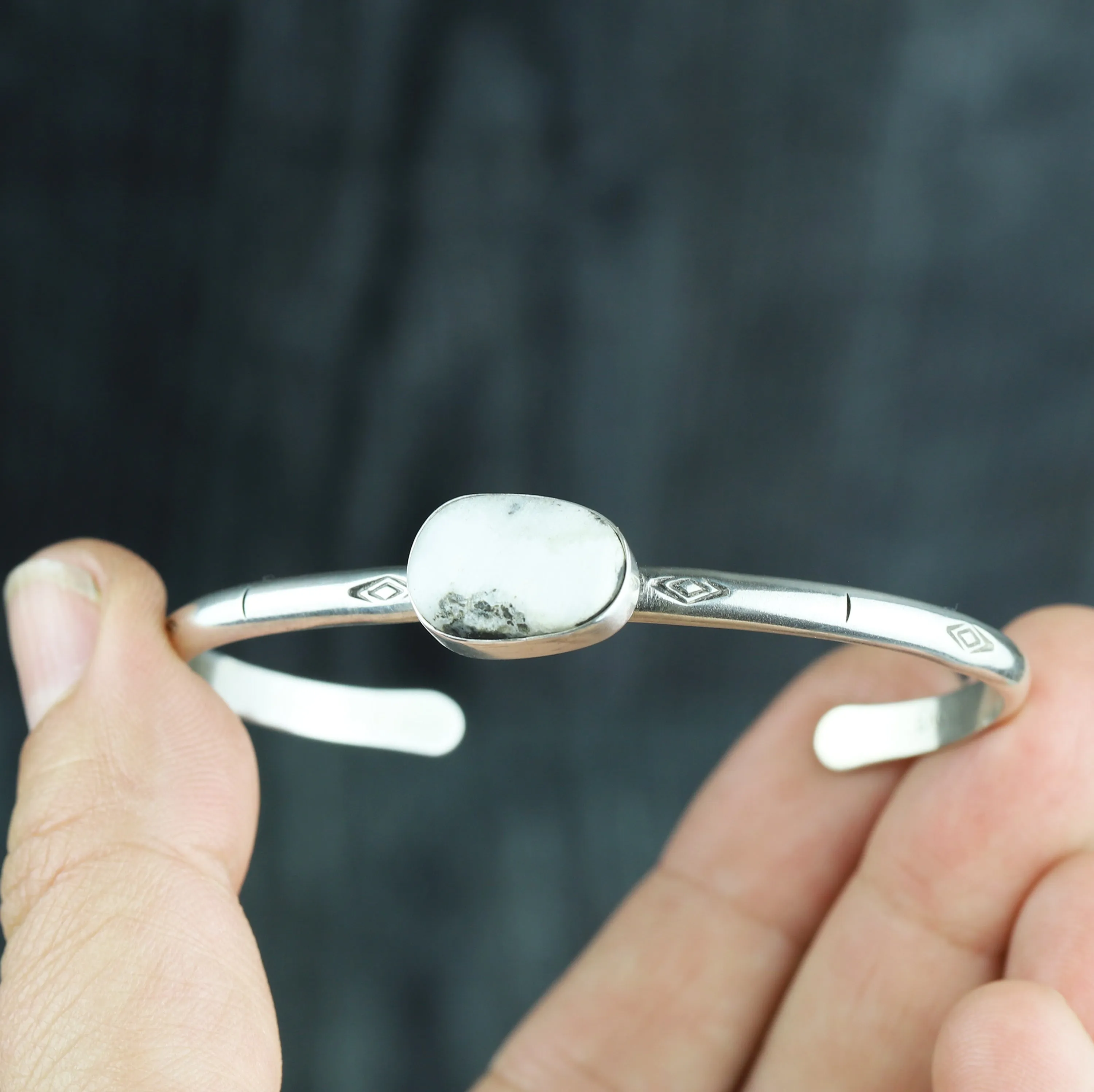 White Buffalo Stacking Cuff No.31