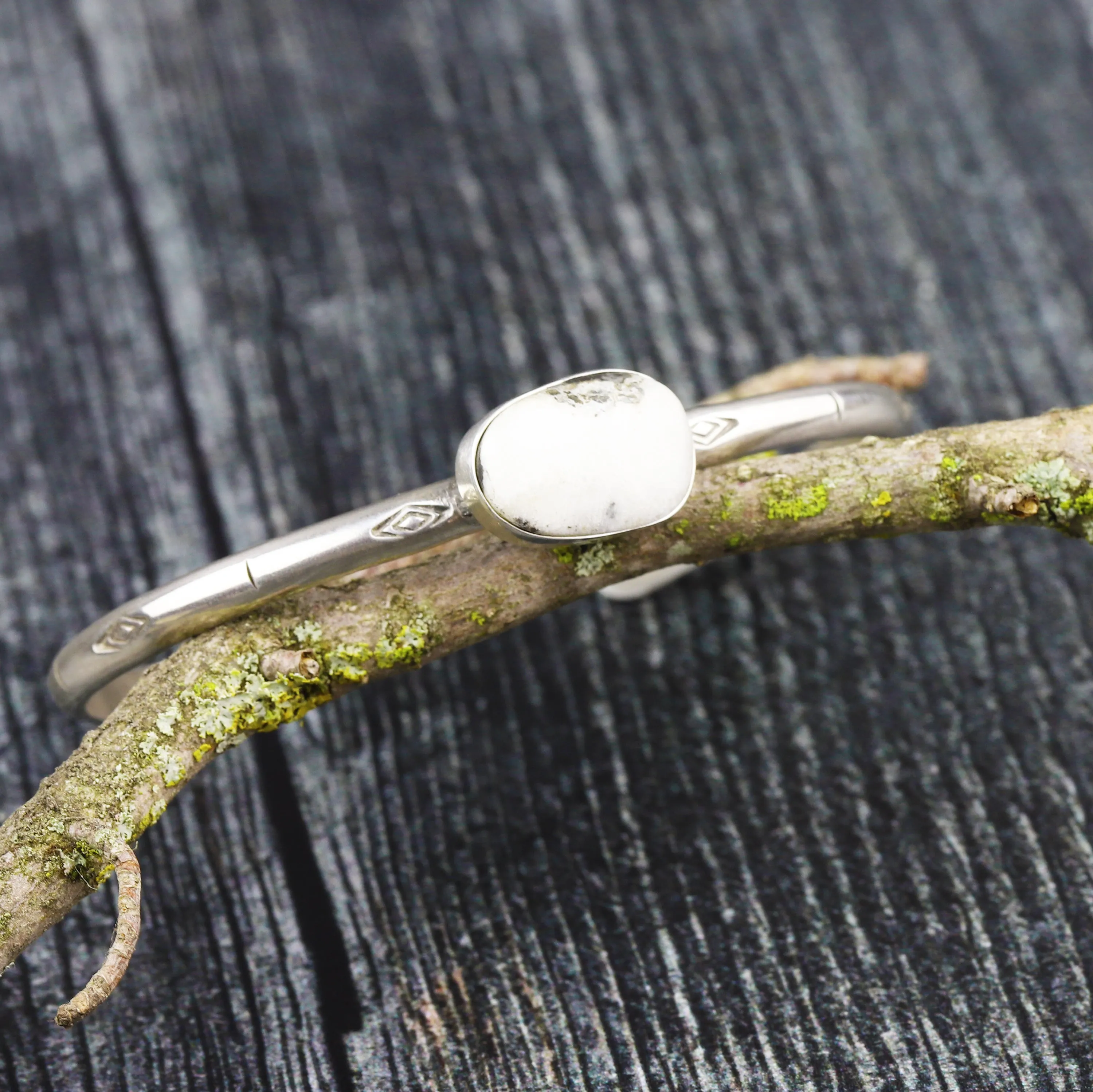 White Buffalo Stacking Cuff No.31