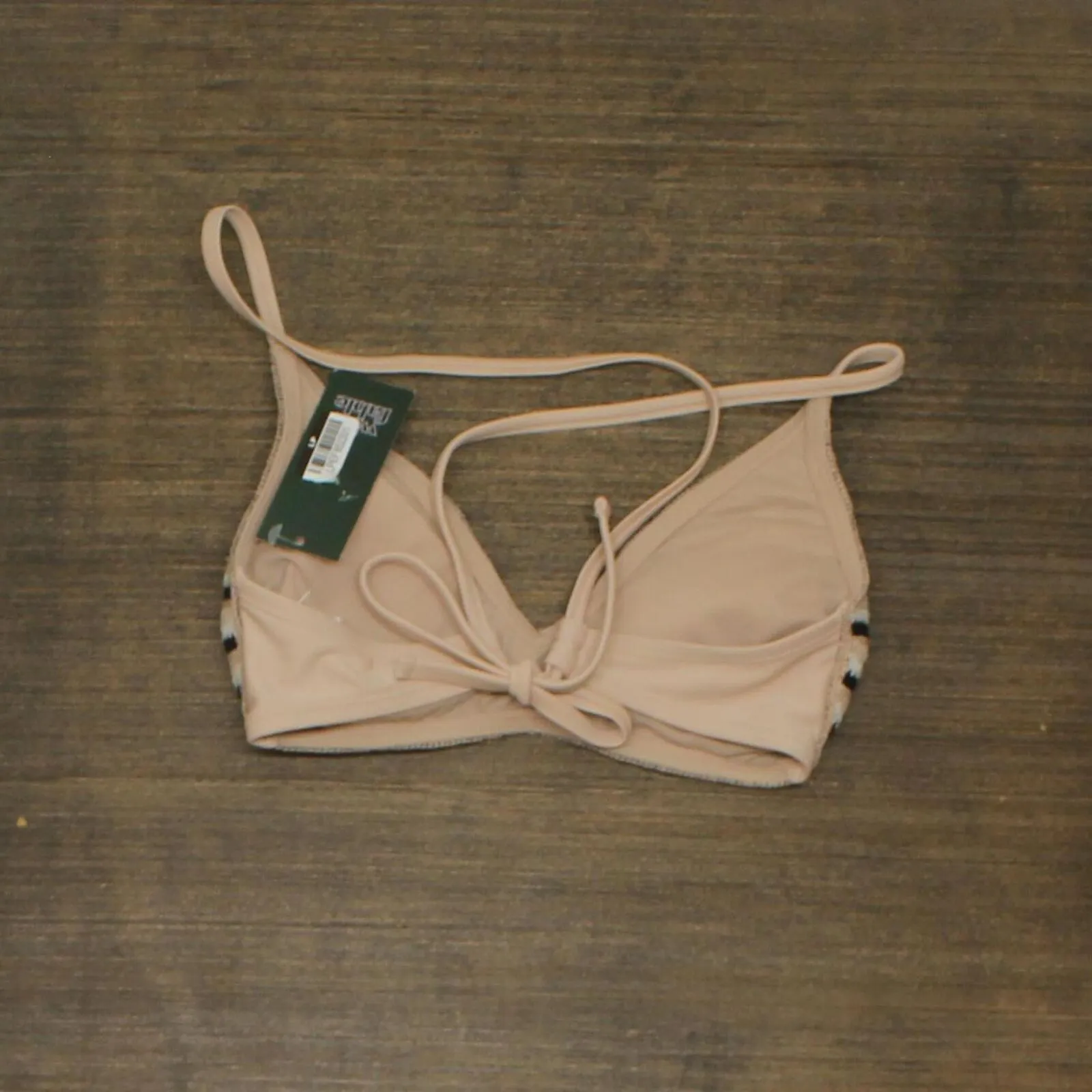 Wild Fable Womens Striped Crochet Bralette Bikini Top PID-X2Z440