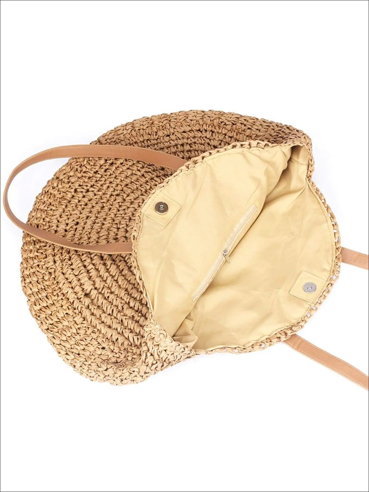 Women's Fashion Oversized Bohemian Straw Shoulder Bag