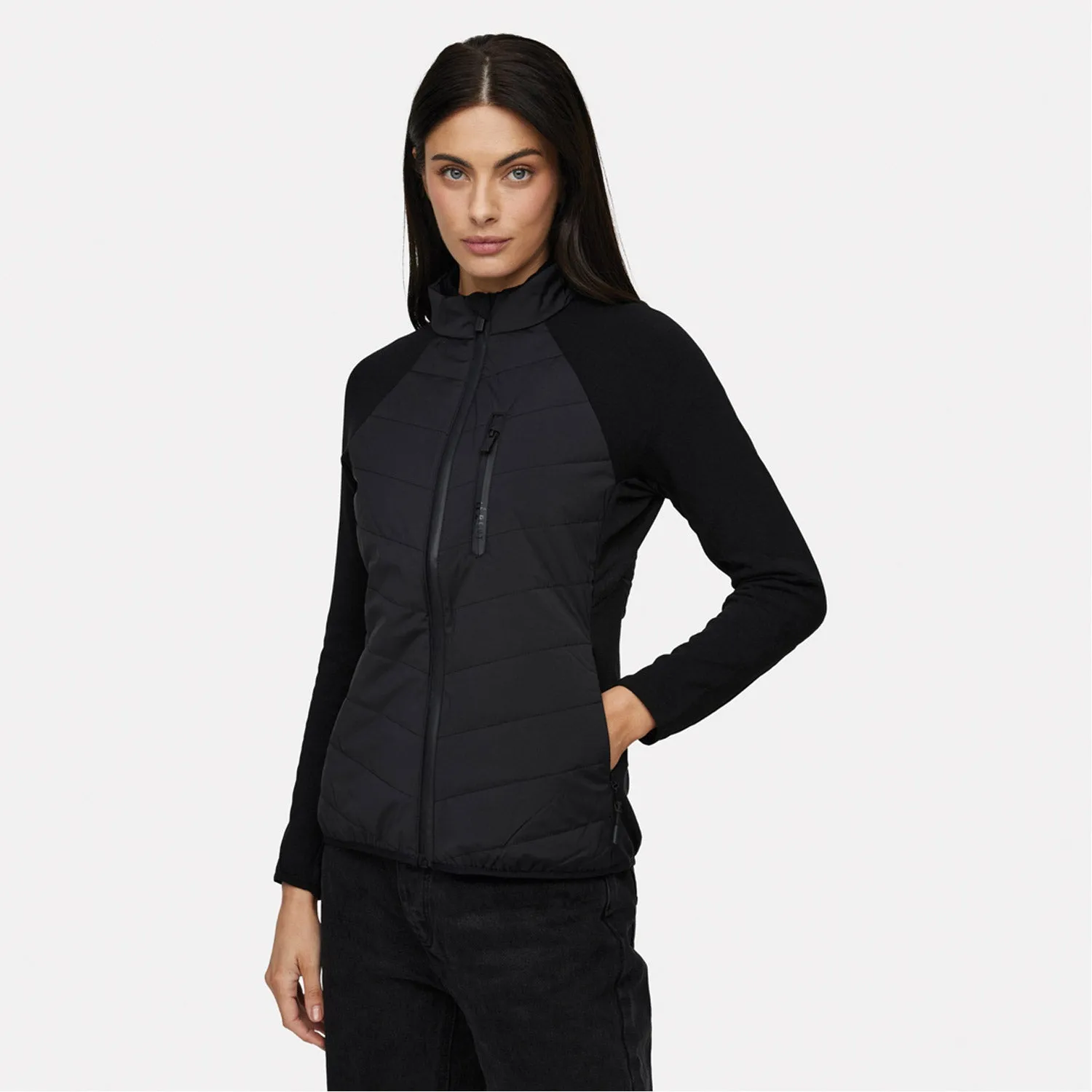 Womens Genepi Wool Insulated Hybrid Jacket