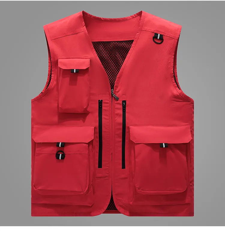 Workwear&outdoor multi-pocket vest-D670 | Inspanda