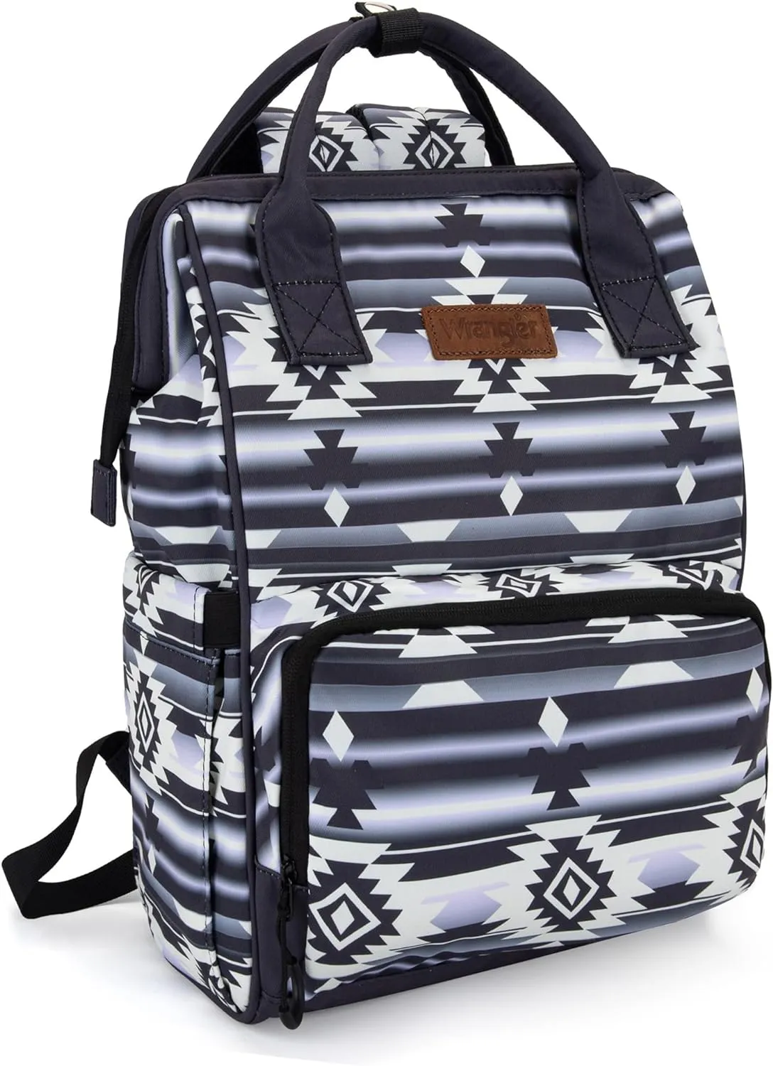 Wrangler Ladies Aztec Printed Dual Sided Backpack