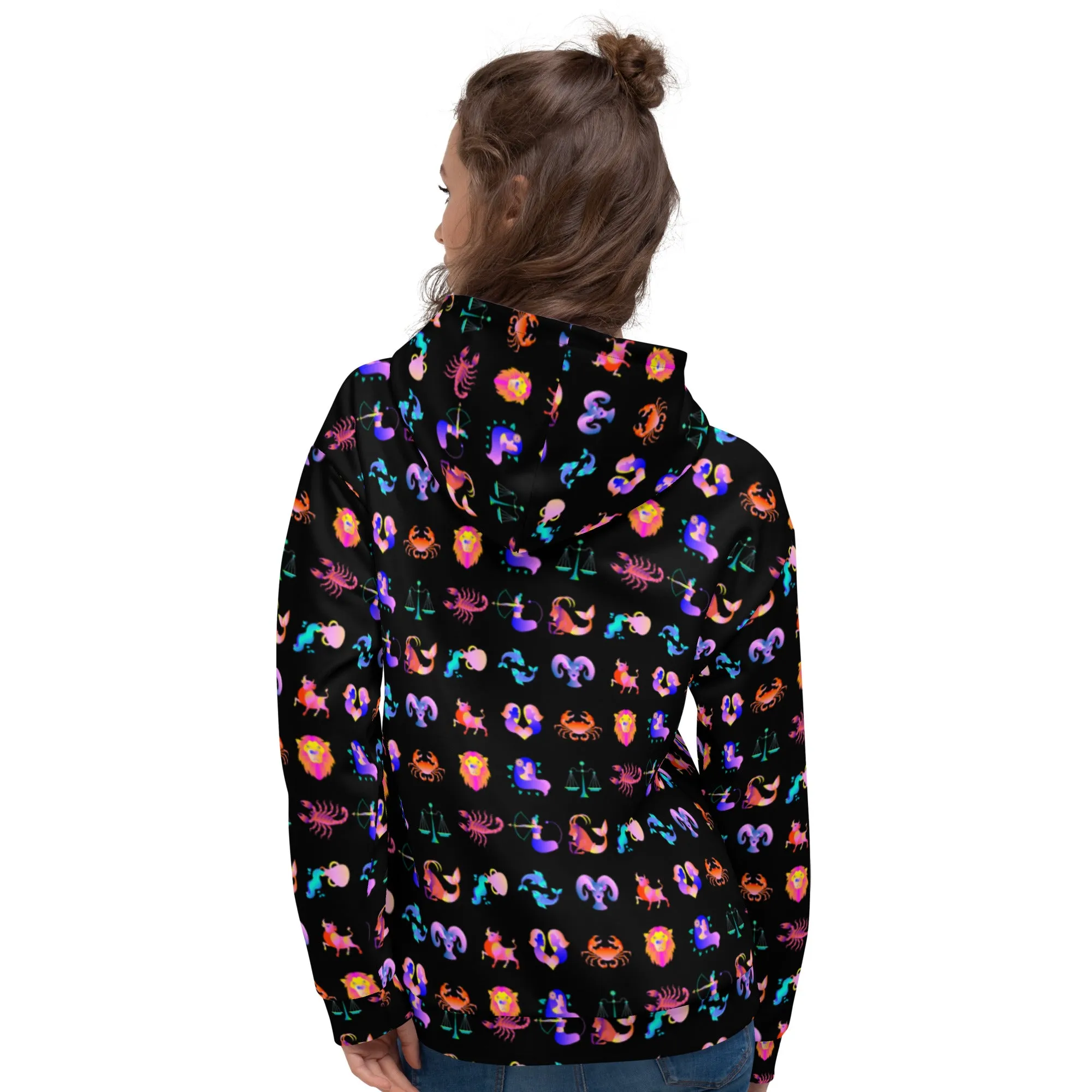 Zodiac Sign Illustration Hoodie
